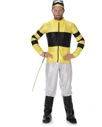 Horse Rider Jockey Men's Costume Small 34-36 Blue