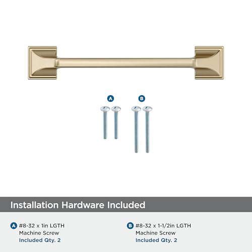 Amerock BP36882BBZ | Exceed 5-1/16 inch (128mm) Center-to-Center Golden Champagne Cabinet Pull | Kitchen Cabinet Hardware | Furniture Hardware | Drawer Handle by Amerock - Image 4