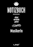  Notizbuch für Musiker / Musikerin: Originelle Geschenk-Idee [120 Seiten kariertes DIN A4 blanko Papier]