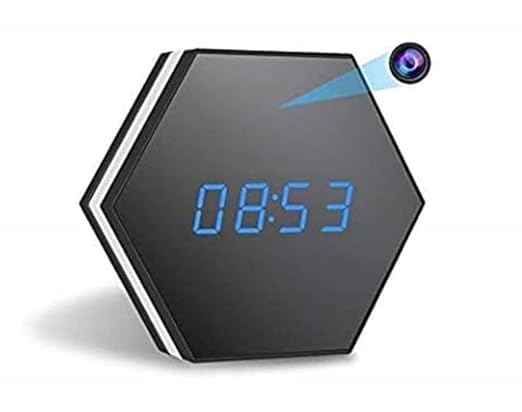 SAFETYNET WiFi Hidden Camera Clock with 2-Way Audio | 1080P Full HD Spy Camera | Night Vision | Motion Detection | 7 Color LED Light | Mobile Live View | 128GB Support | Home Security Camera-image-7
