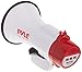 Pyle Lightweight 30-Watt Megaphone Bullhorn Speaker - Adjustable Volume, Built-in Siren for 800-Yard Range Suitable for Indoor/Outdoor Sports, Cheerleading, and Events (PMP30)