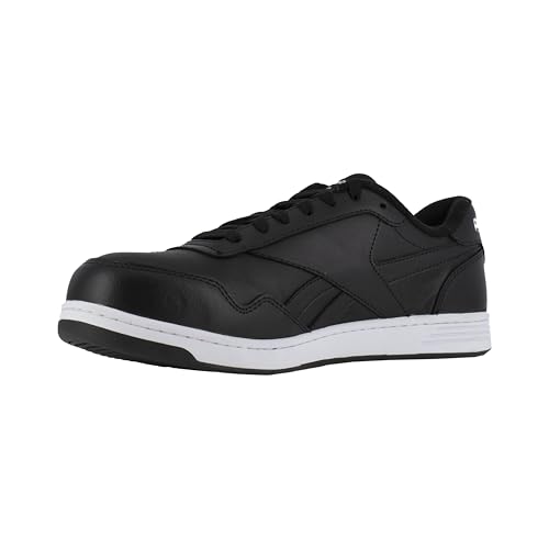 Reebok Work Club MEMT Work Sneaker Composite Toe Women's Oxford, 9 B(M) US, Black-White