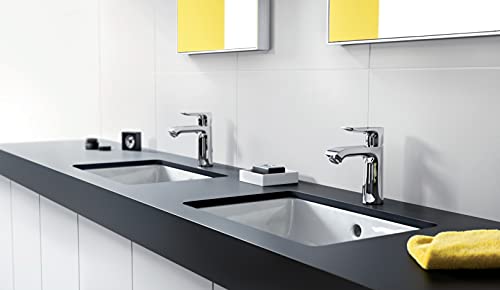 Hansgrohe Metris Modern Upgrade Easy Install 1-Handle 1 7-Inch Tall Bathroom Sink Faucet In Chrome, 31080001 #TOP2