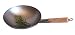 Produktbild AAF Nommel®, Wok Pfanne runder Boden Ø 30 cm, für Gas, mit Holzgriff auch zum Aufhängen