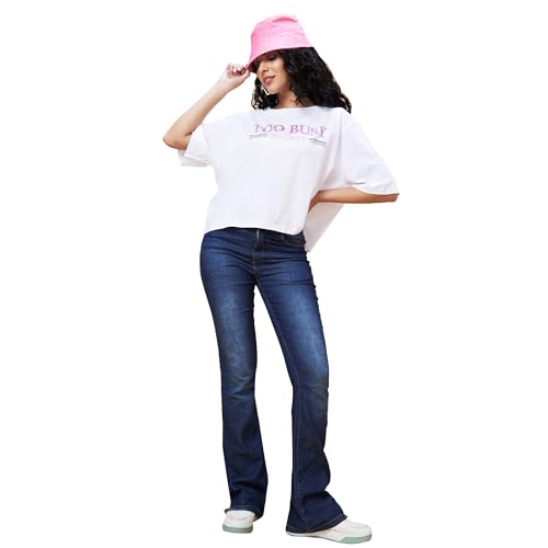 Image of Globus Women's Letter Print Oversized Fit T-Shirt