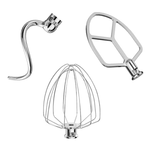 LETOMS Stainless Steel Attachments 3-Piece for KitchenAid...