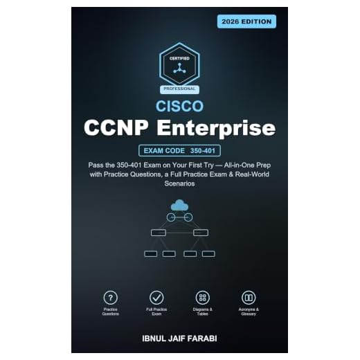 Cisco CCNP Enterprise ENCOR Study Guide 2026: Pass the 350-401 Exam on Your First Try — All-in-One Prep with Practice Questions, a Full Practice Exam & ... (IT Certification Study Guides Book 30)