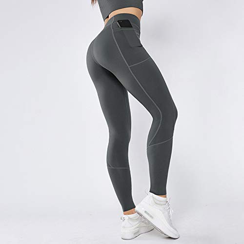 Pantalon de yoga taille haute gainant bleu pour silhouette XXL - 3