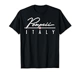 Cuenta con un nuevo diseño exclusivo de camiseta de recuerdo de Pompeii, Italia