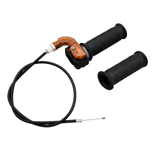 Poignée accélérateur 22mm universelle avec câble de gaz moto quad pocket bike 47cc