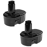 EXTENSILO 2x batteria sostituisce Dewalt DE9092, DE9091, DE9502, DE9094, DW9094, DC9091, DE9038 per utensile elettrico (3300 mAh, NiMH, 14,4 V)
