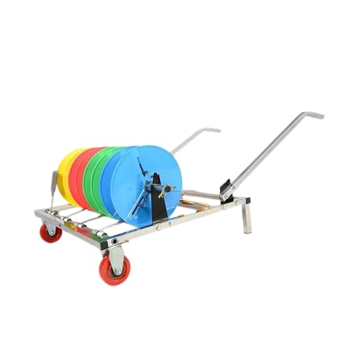 Dispensador De Carretes De Alambre De Alta Resistencia, Soporte De Carrete De Cable Móvil,estante For Desenrollar Cables Con Ruedas,bobinas Cuadradas De 0,3-6(4 reel)