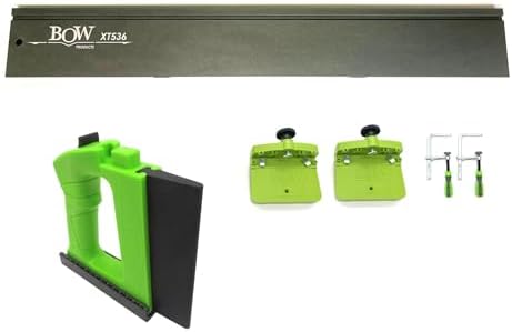 BOW Products Band Saw XTENDER Fence Bundle - Includes 36 XT XTENDER Fence, 2 Support Feeds, 2 T-Track Clamps, and 1-GP5 GuidePRO Bandsaw Featherboard