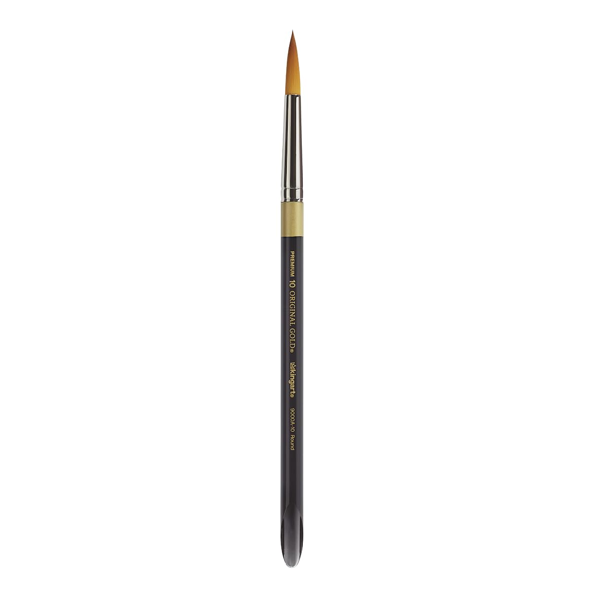 Pinceau KINGART 9000A taille 10 pour éviter les pertes de poils sur la toile