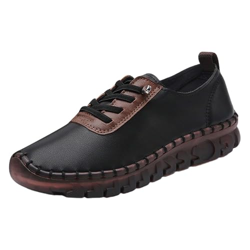 Chaussures de jogging confortables et respirantes en cuir souple