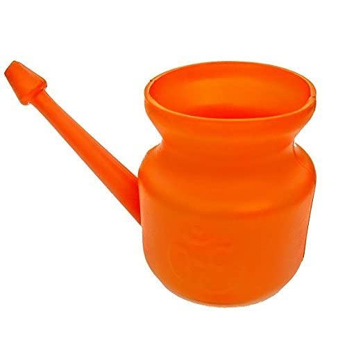 Jal Neti Pot Plastic om Printed Orange 450ML-image-49