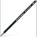 Faber-Castell, Castell 9000 6H, Graphite Pencil for Writing, Drawing and Sketching