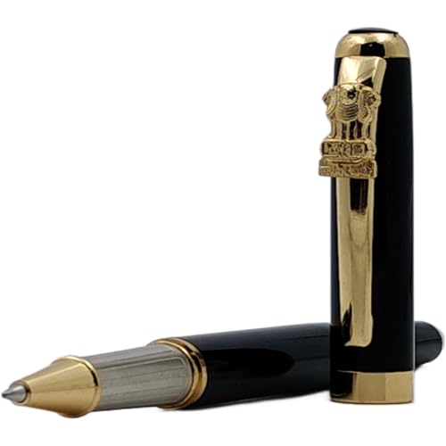 Image of Customised Pen, Metal Body Ashoka Logo with Name Engraved, Personalized Pen Gift, Gift