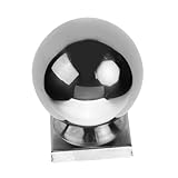 HOLIDYOYO Edelstahl Endkappen Rund für Handlauf und Pfosten Witterungsbeständige Treppengeländer Abdeckungen Integrierte Befestigung Vielseitige Geländer Zaunzubehör Lösung