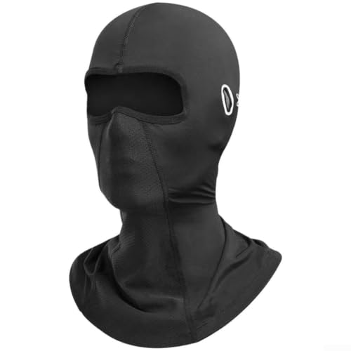 Caswynlife Cagoule d'été moto en soie glacée protection solaire