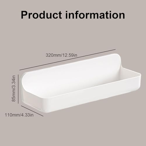Rangement plastique suspendu sans percer pour douche 4pcs
