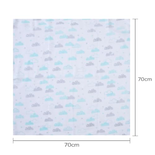 Papi Textil Fralda Super Luxo Mami c/Bainha Estampada 70x70cm Caixa Contém 05 Un