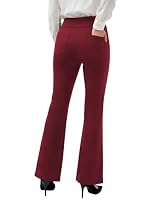 Glacspyg Damen Yogahose Stretch Bootcut High Waist mit 4 Taschen Sporthose – Ansicht 4