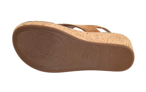 Image of Corkys Footwear Womens Carley Wedges, Featuring Corkys EVA Foam Cushioned Insoles, A 2.5 Inch Heel, Lightweight For All Day Wear, And Hook And Loop Closure