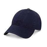 CHOK.LIDS Everyday Premium Dad Hat Unisex Baseball Cap for Men and Women Adjustable Lightweight Polo Style Curved Brim (Navy)