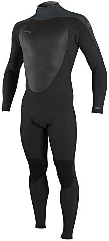 O'Neill Men's Epic 3/2mm Full Wetsuit Medium Black/Gunmetal/Black