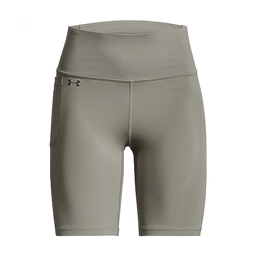 Short cycliste Under Armour femme taille haute Motion vert forêt L
