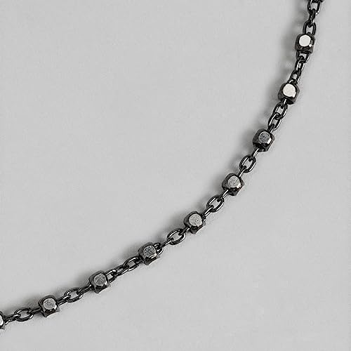 Image of ZAVYA 925 Sterling Silver Anklet | Rhodium Plated Precious Cubic Zirconia Women Chain Anklet | Gifts For Women & Girls | With Certificate of Authenticity and 925 Hallmark