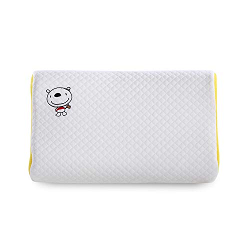 Mlily Almohada de Espuma viscoelástica ortopédica Cervical Anti ácaros Almohada para el Cuello del niño para Dormir del bebé