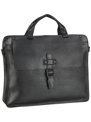 Carpeta de piel Harold's Aberdeen negra: protege tus documentos importantes en sus 37 cm
