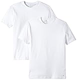 Angenehm weicher Stoff TOM TAILOR Herren Doppelpack Crew Neck T Shirt, Weiß, XL