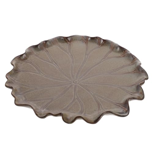 ABOOFAN Bandeja De Bonsái Bandeja para Macetas De Cerámica Plato para Jardinería Soporte para Plantas para Decoración Interior