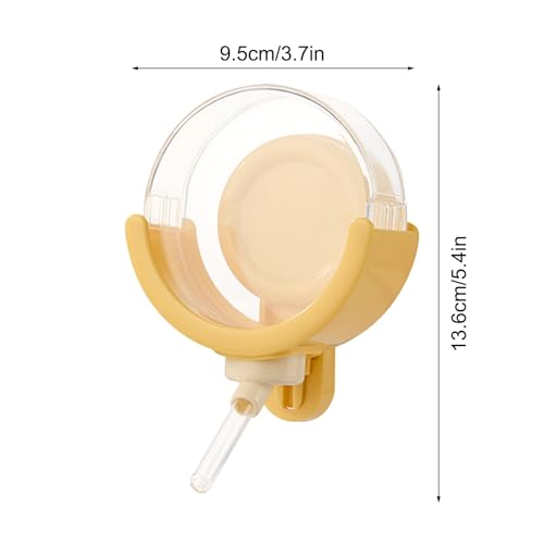 Contenedor de agua resistente para hámster y botella magnética de 150 ml 3