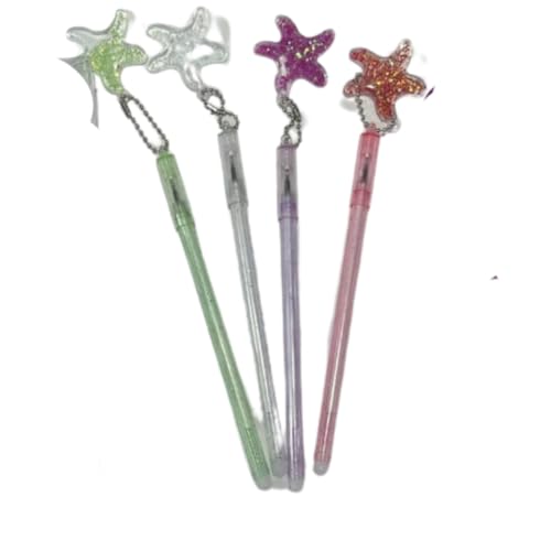 Kit Marca Texto Concha com Caneta Fofa - Kawaii - Conjunto de Canetas fofas, material escolar, escri