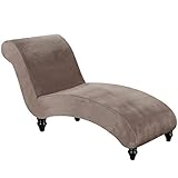 FantasDecor Chaise Lounge Cover Velvet Chaise Longue Slipcover Luxury Chaise Chair Covers for Living...