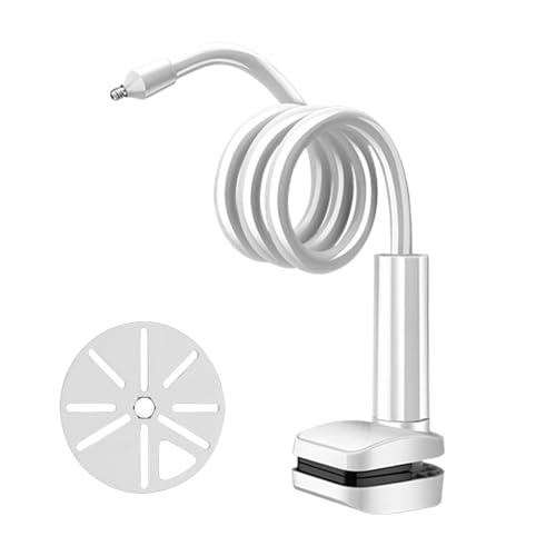 Rukjmqi Soporte para Monitor De Bebé - Soporte para Cámara De Bebé,Brazo Largo Abrazadera Flexible para Cuna Estantería De Cocina De Baño