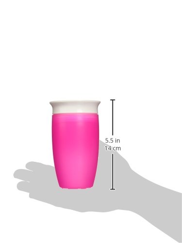 Munchkin Miracle 360 Sippy Cup, Pink/Orange, 10 Ounce, 2 Count