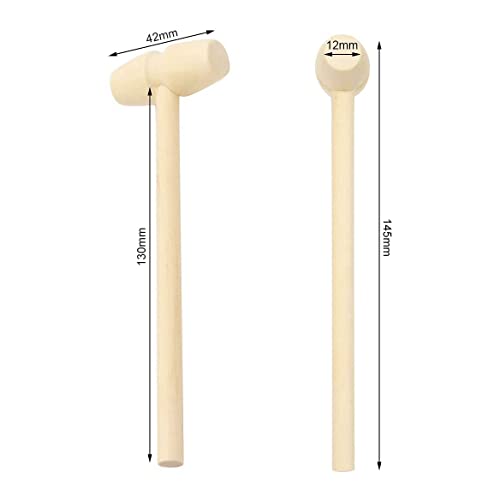 Doumneou 40 Pcs Mini Martelos de Caranguejo de Caranguejo Caranguejo Lagosta Martelos de Brinquedo P