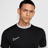 Nike FZ9754-010 M NK DF ACD25 SS Top Sweatshirt Hombre Black/Wolf Grey/White/White Tamaño L