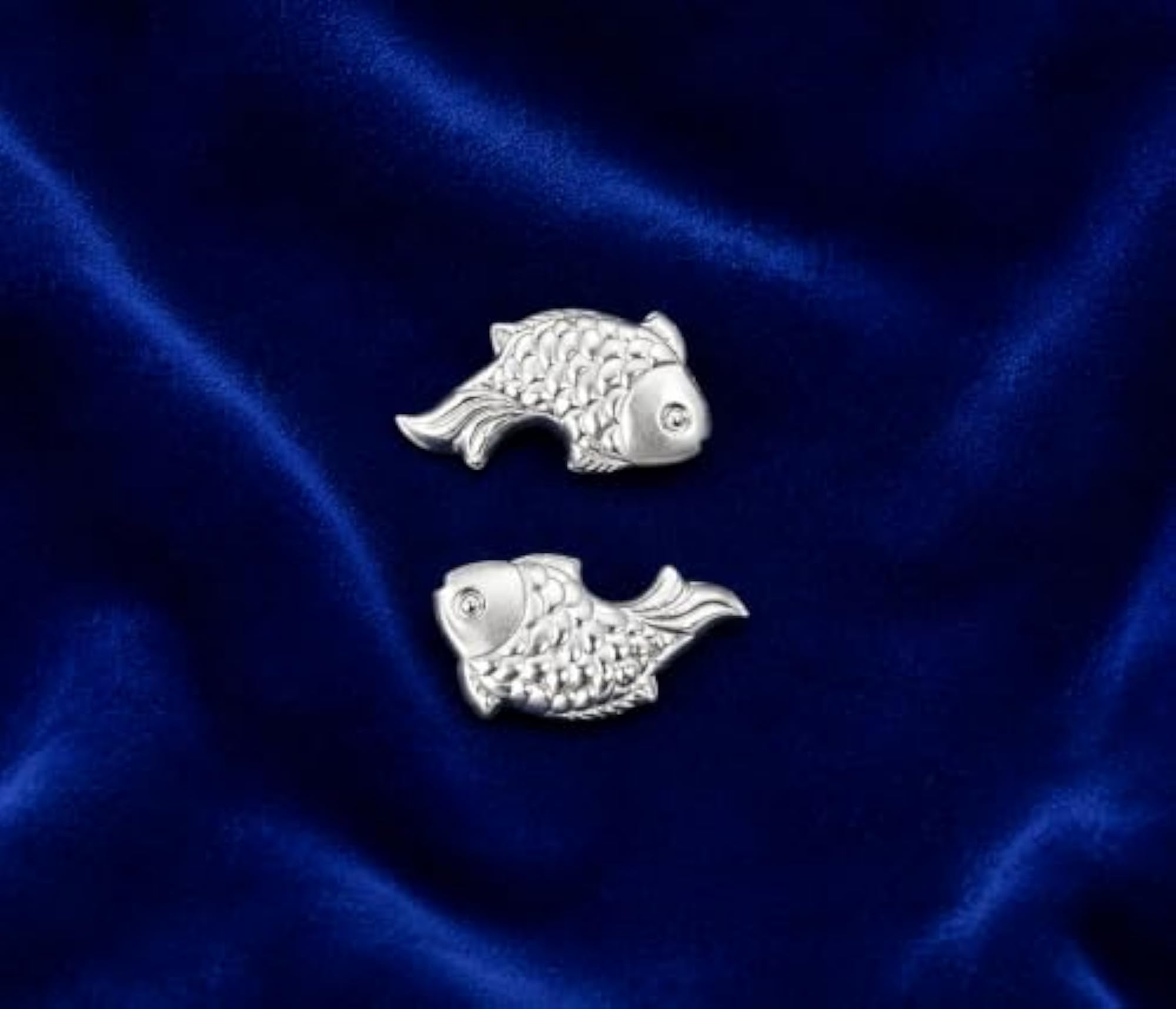 Pure Silver Fish for Astrological and Vastu Remedies