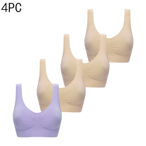 GSPCLAM Sports Bra for Women Summer Comfort Comfy Sexy Smoothing Push up Supportive Bras Fashionable Lightly Workout Bras - Thumbnail 2