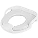 Potty Training Seat, Universal Ergonomic Anti Splash Urine Soft Children Toilet Seat with NonSlip Handle, Food Grade PP Material, for Boys and Girls Babies (White)