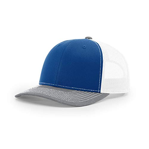 Image of Richardson 112P Patterned Snapback Trucker Hat - Custom Leather Patch Hat | No Minimals | Volume Tiered Pricing