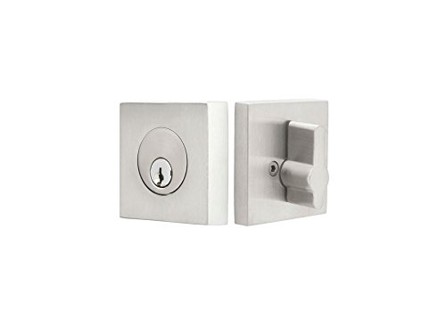 Exclusive Discount 50% Price Emtek Stainless Steel Square Deadbolt available in Single and Double Cylinder (Single Cylinder) Tech Deals 🔥 Emtek Stainless Steel Square Deadbolt available in Single and Double Cylinder (Single Cylinder)