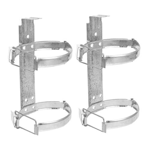 HOMSFOU 2 Stück Feuerlöscher-Halterung, Eisen-wandhalterung Für Den Einsatz in Marine Und Fahrzeugen, Wandlöscher-Halterung, Die Verlust Verhindert