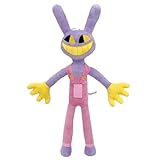 Jax Plush Toy Doll,T-Digrital Circus Cartoon Animation Cute Character Jax Soft Doll for Kids